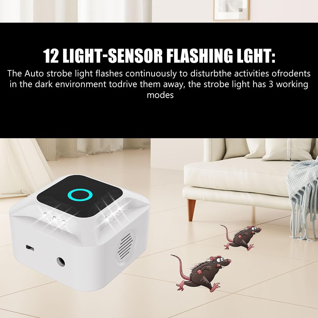 HASTHIP Rodent Repellent Electronic, Mice Repellent Plug-in HASTHIP Rodent Repellent Electronic, Mice Repellent Plug-in